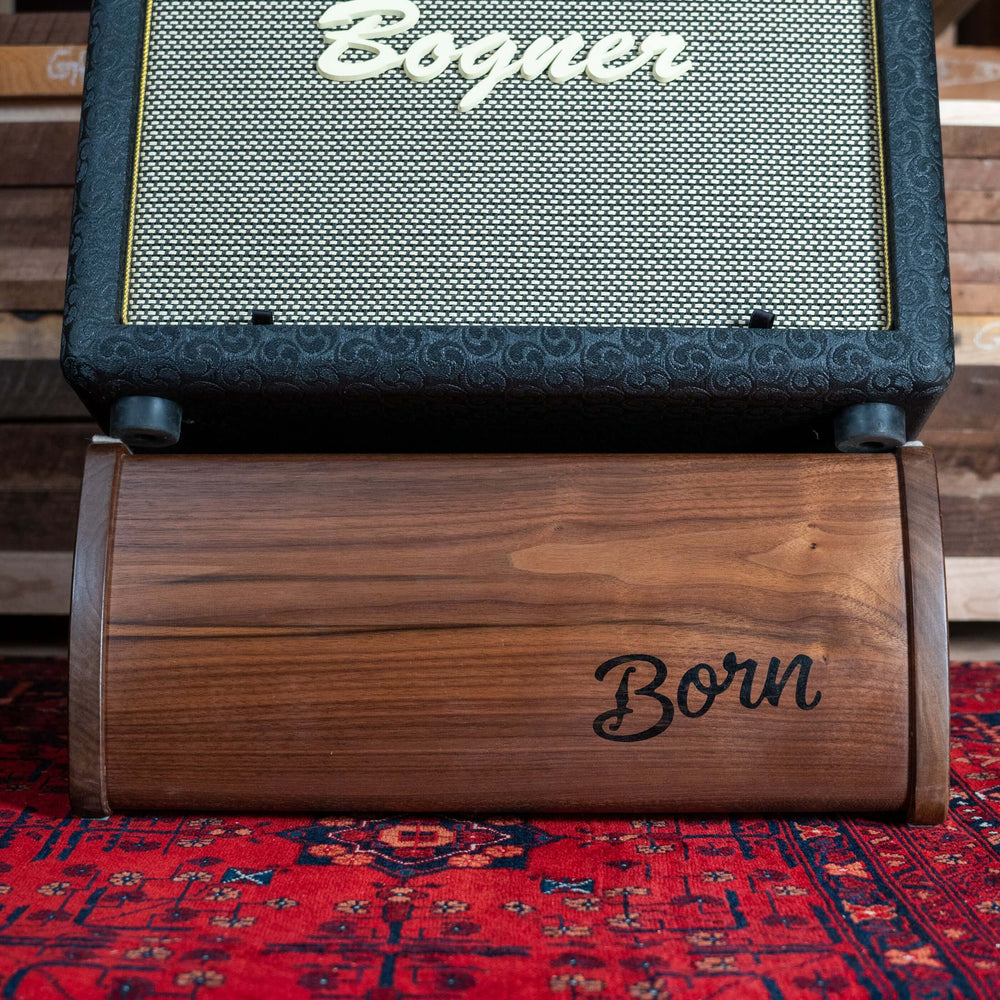 Custom Walnut Amp Stand Ebony Inlay