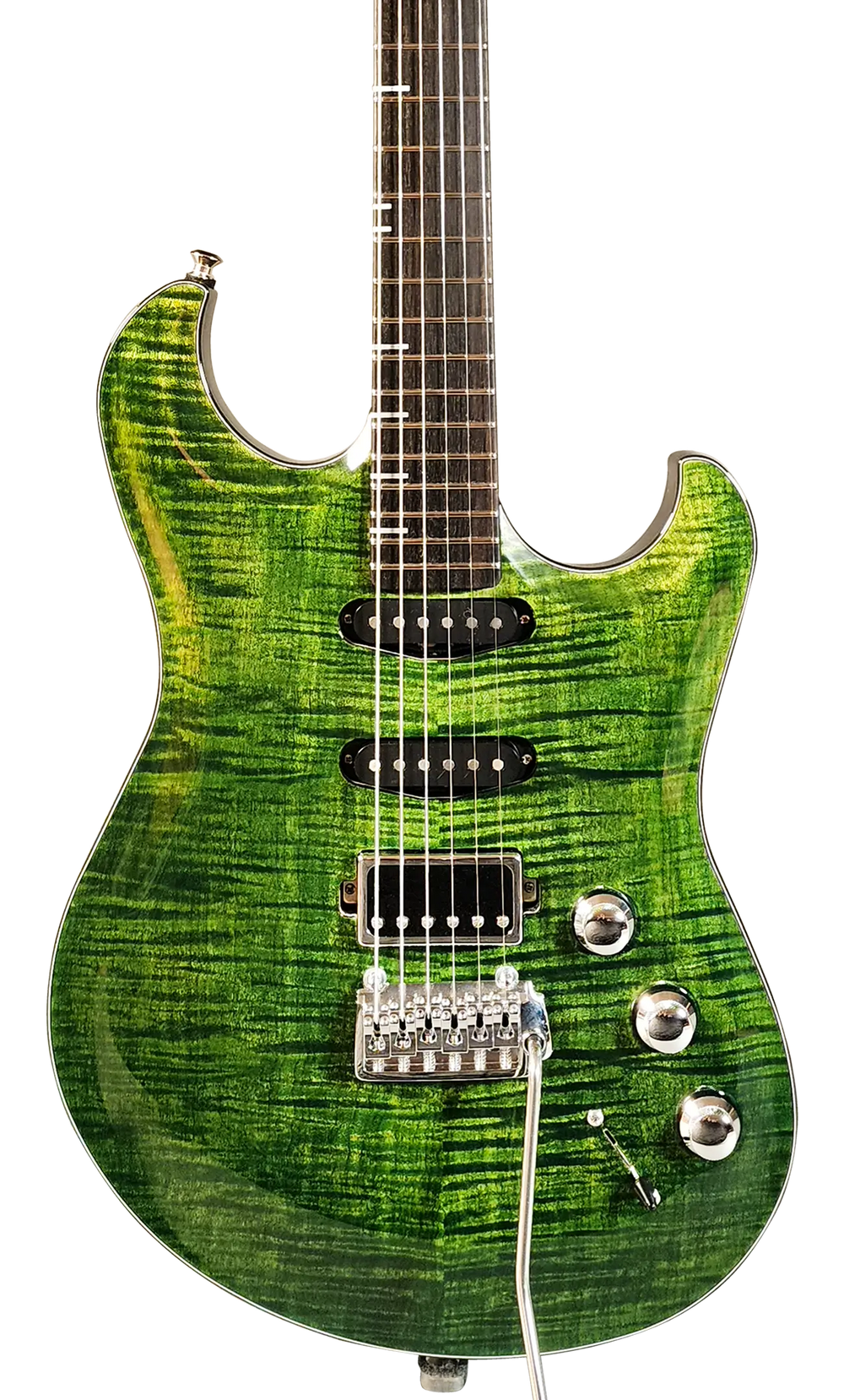 Green Emerald Tiger Burst MC