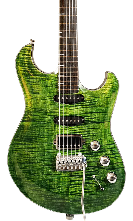 Green Emerald Tiger Burst MC