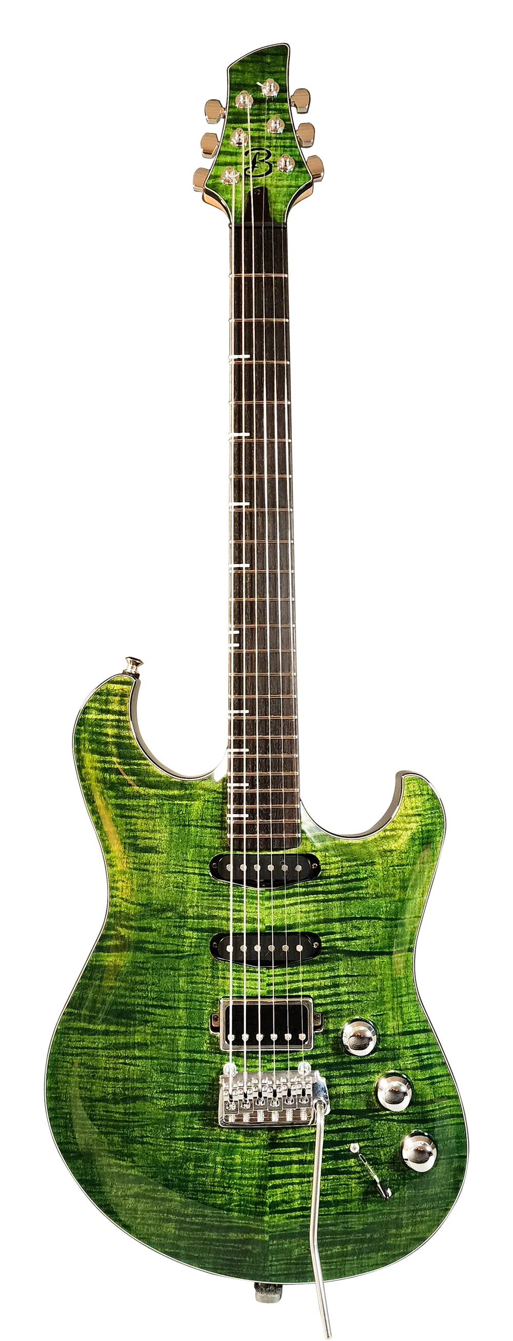 Green Emerald Tiger Burst MC