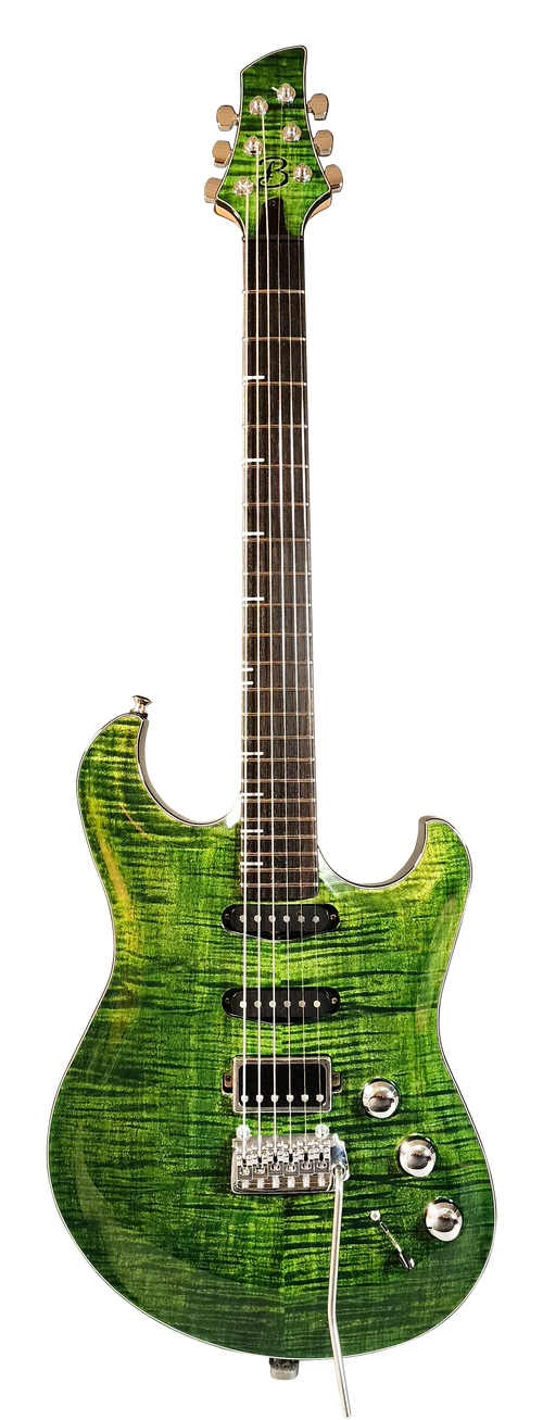 Green Emerald Tiger Burst MC