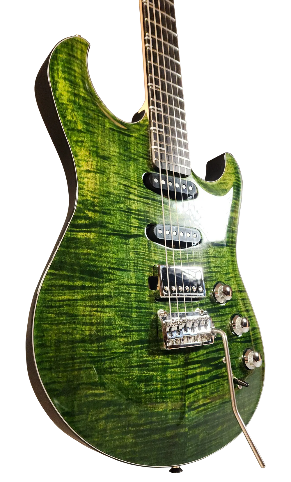 Green Emerald Tiger Burst MC