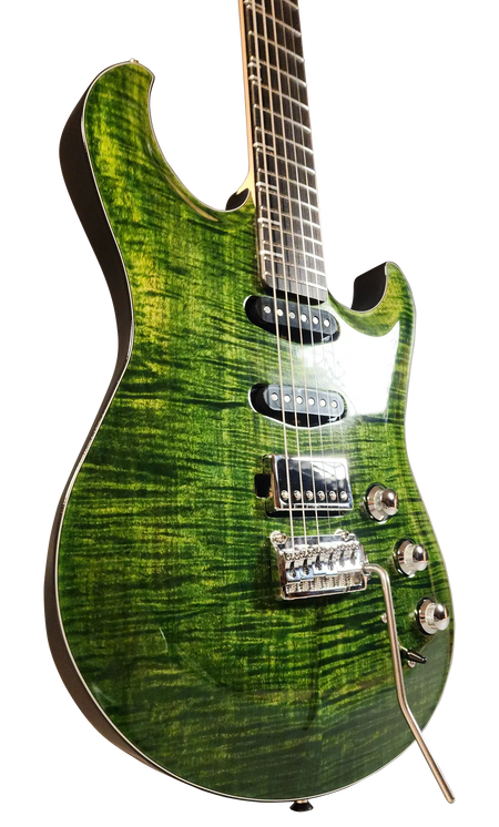 Green Emerald Tiger Burst MC
