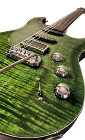 Green Emerald Tiger Burst MC